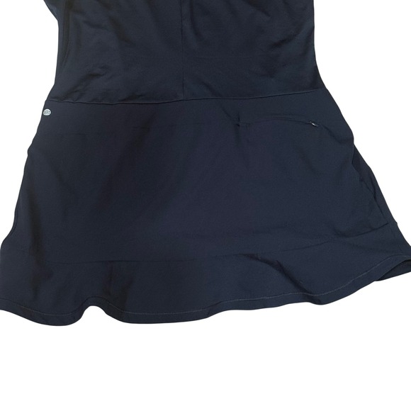 Adidas Parley Women's Golf Tennis Dress XL Navy Blue Quarter Zip Pocket 2022 EUC - Picture 7 of 10